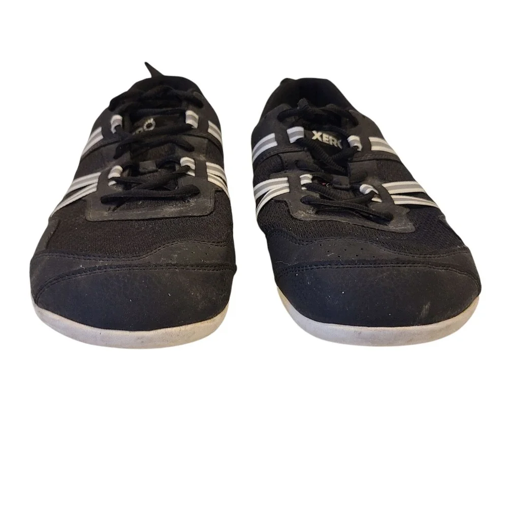 XERO Shoes Men's Size 11.5 Black White Prio Running Minimalist Barefoot Sneakers - Picture 3 of 9